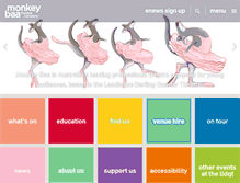 Tablet Screenshot of monkeybaa.com.au